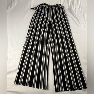 American Vintage Black and White Striped Pants